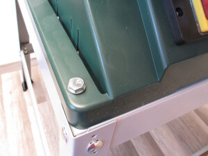Untergestell und Bosch PTS 10 T Tischkreissäge